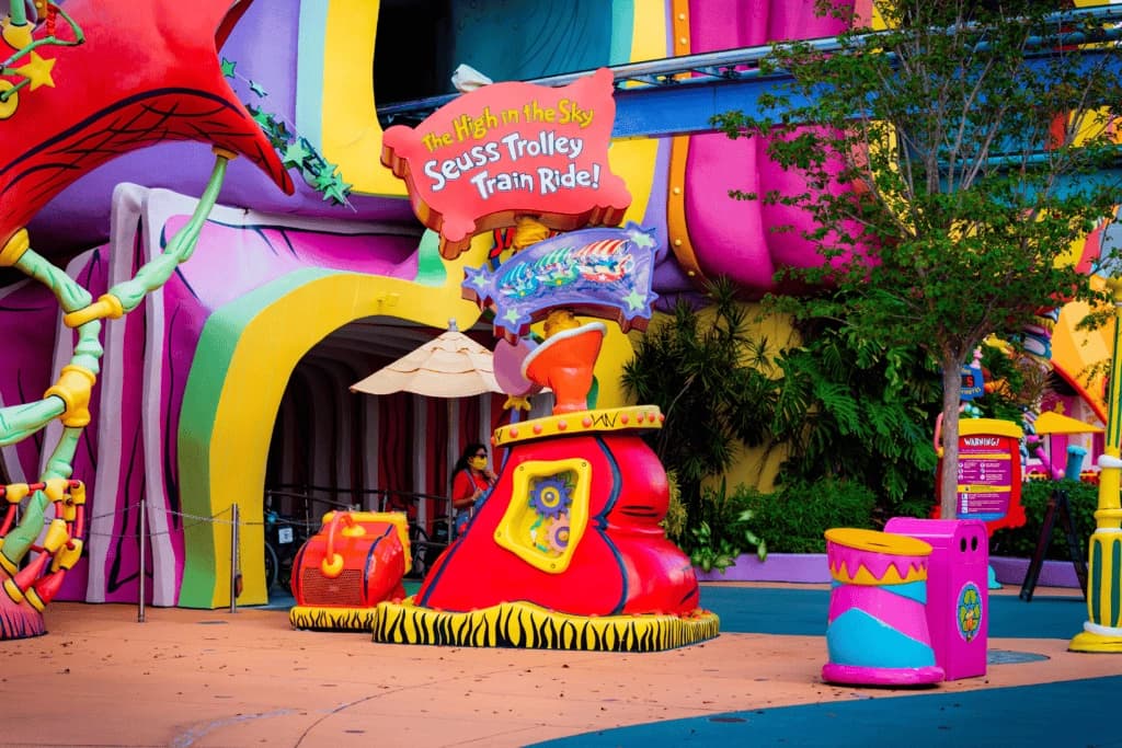 The High in the Sky Seuss Trolley Train Ride!